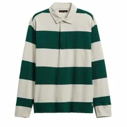 Banana Republic Heavy Jersey Long Sleeves Rugby Polo Shirt
