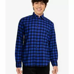 Banana Republic Long Sleeves Untucked Lightweight Flannel Shirt