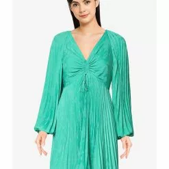 Banana Republic Long Sleeves Pleated Mini Dress