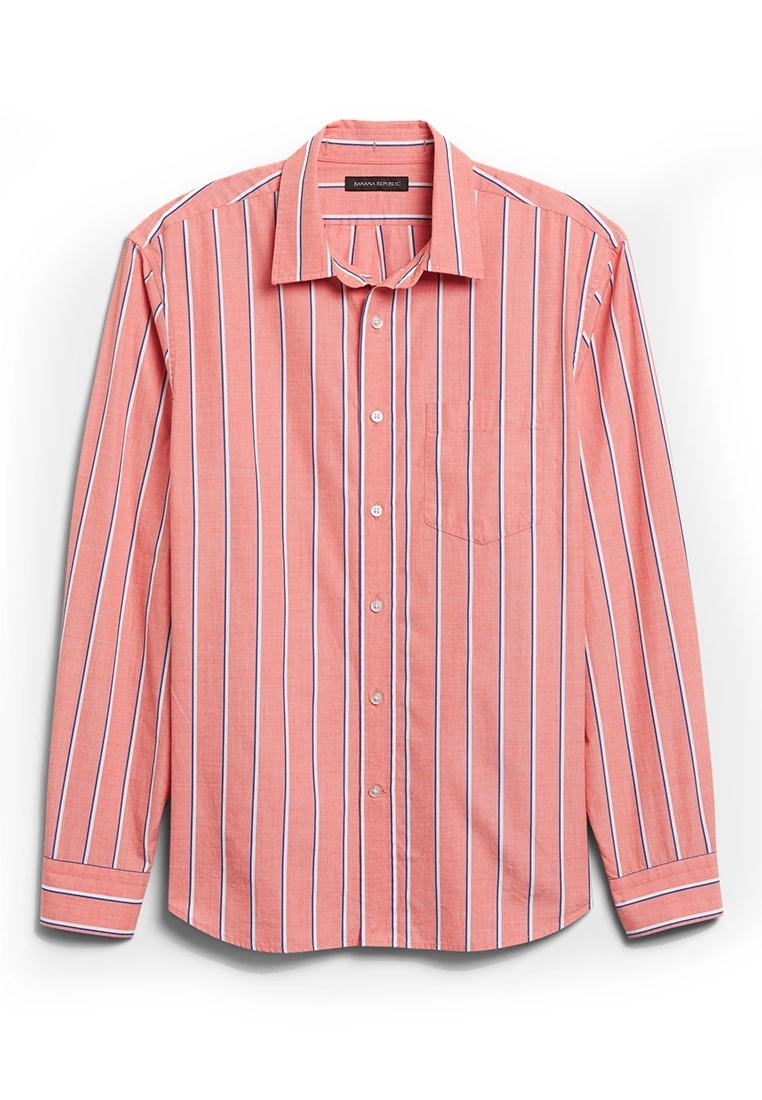 Banana Republic Untucked Standard-Fit Perfect Poplin Shirt 6 Banana Republic Untucked Standard-Fit Perfect Poplin Shirt - Image 4