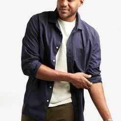 Banana Republic Untucked Standard-Fit Perfect Poplin Shirt