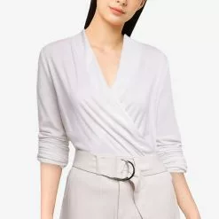 Banana Republic Tencel Wrap Top