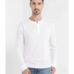 Banana Republic Henley Long Sleeve Tee
