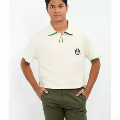 Banana Republic Athletics Cropped Polo Shirt
