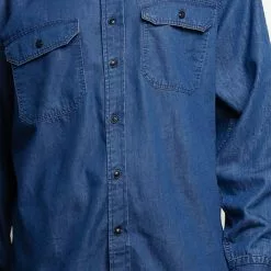 Banana Republic Untucked Chambray Shirt -Outlet Banana Republic Store banana republic 1709 6976295 3