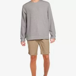 Banana Republic Brushed Waffle Crew -Outlet Banana Republic Store banana republic 1725 5311795 4