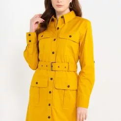 Banana Republic Utility Belted Dress