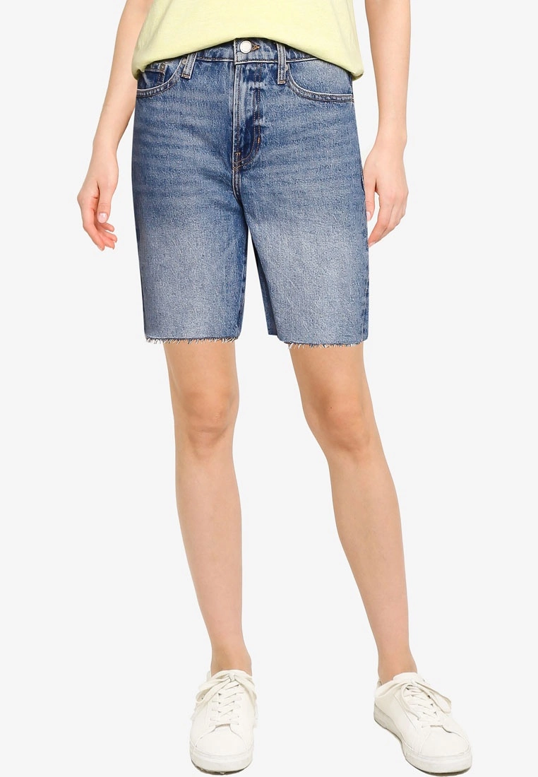 Banana Republic High Rise Denim Walker Shorts 3 Banana Republic High Rise Denim Walker Shorts