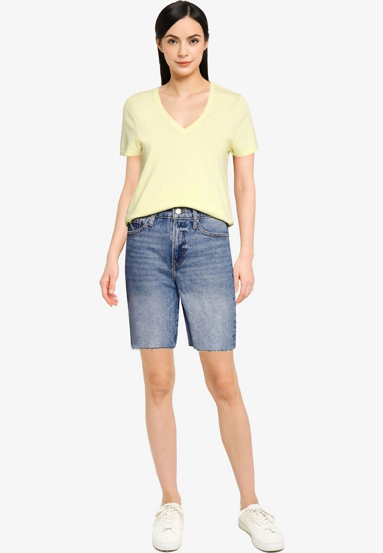 Banana Republic High Rise Denim Walker Shorts 6 Banana Republic High Rise Denim Walker Shorts - Image 4
