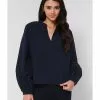 Banana Republic Lantern Sleeve Popover Blouse -Outlet Banana Republic Store banana republic 2907 4822906 1