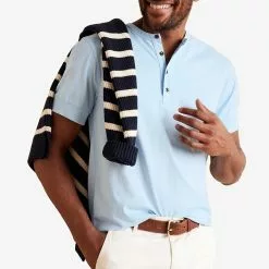 Banana Republic Authentic Gmt Dye Henley Tee