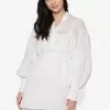 Banana Republic Popover Mini Ramie Shirt Dress -Outlet Banana Republic Store banana republic 3354 7855795 1