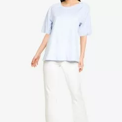 Banana Republic Puffed Sleeves Embroidery Blouse 9 Banana Republic Puffed Sleeves Embroidery Blouse -Outlet Banana Republic Store banana republic 3680 4442585 4