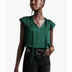 Banana Republic Flutter Sleeve Top