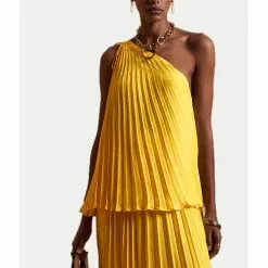 Banana Republic Pleated One Shoulder Top