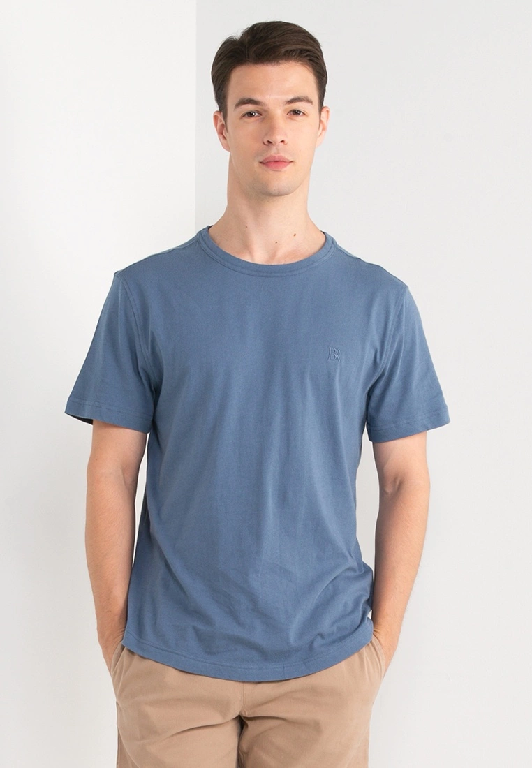 Banana Republic Logo Organic Soft Wash Curved Hem T-Shirt 3 Banana Republic Logo Organic Soft Wash Curved Hem T-Shirt