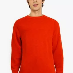Banana Republic Slub Dbl Knit Ls Crew