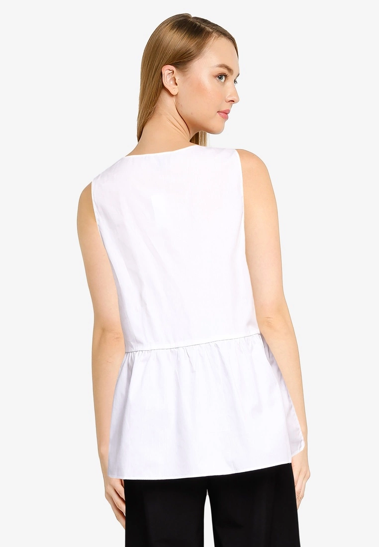 Banana Republic Tiered Poplin Top 4 Banana Republic Tiered Poplin Top - Image 2