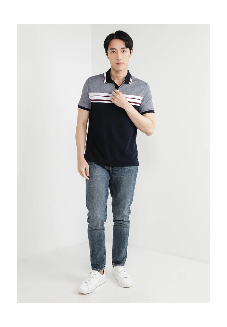 Banana Republic Stripe Lux Polo Shirt 6 Banana Republic Stripe Lux Polo Shirt - Image 4