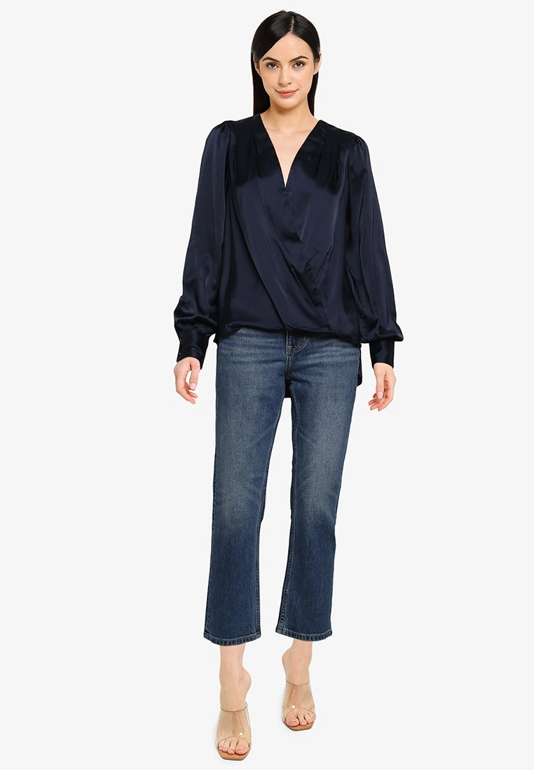 Banana Republic V Ls S Wrap Front Tunic 6 Banana Republic V Ls S Wrap Front Tunic - Image 4