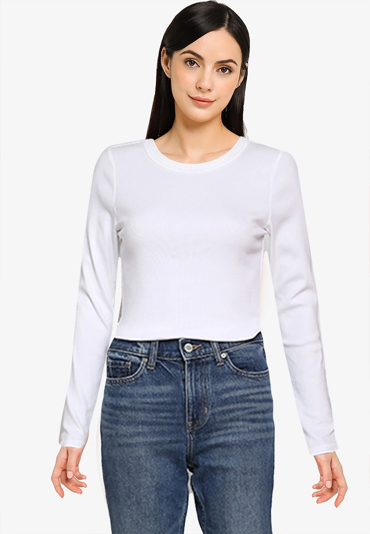 Banana Republic Ls Cotton Rib Crew 3 Banana Republic Ls Cotton Rib Crew