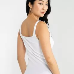 Banana Republic Ribbed Square Neck Tank Top -Outlet Banana Republic Store banana republic 5497 8980236 2