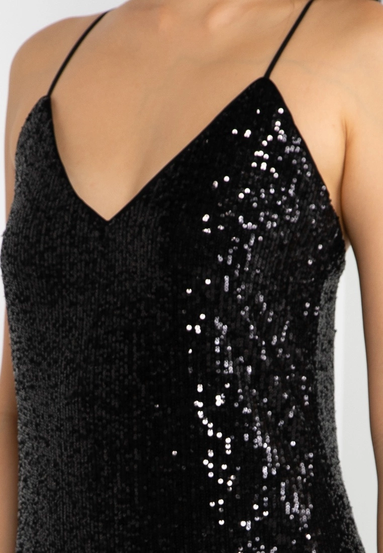 Banana Republic Sequin Slit Midi Dress 5 Banana Republic Sequin Slit Midi Dress - Image 3