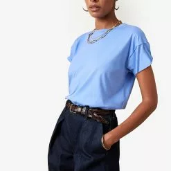 Banana Republic Supima Boxy Crop T-Shirt