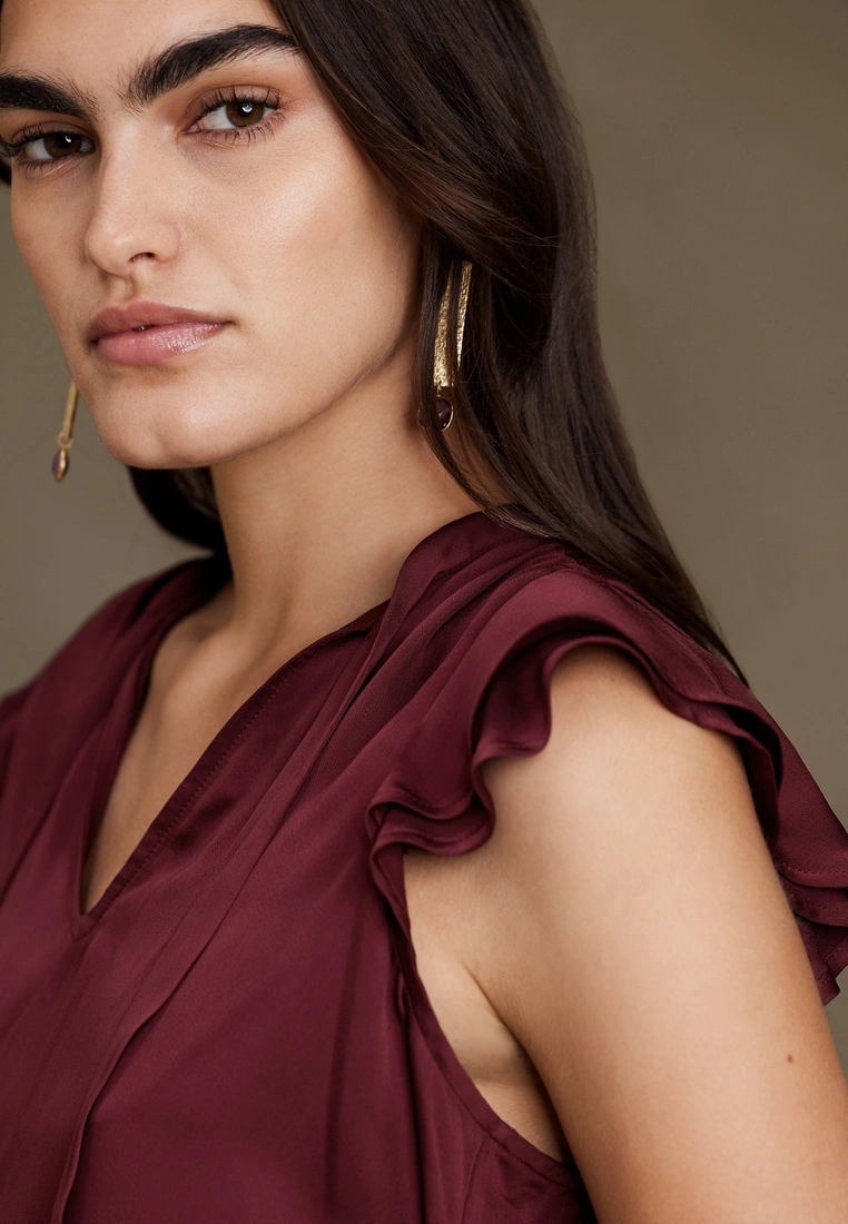 Banana Republic Tie Neck Top 4 Banana Republic Tie Neck Top - Image 3