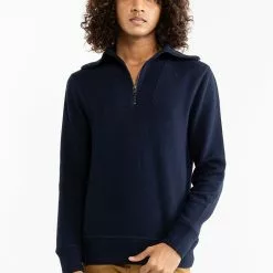Banana Republic French Rib Half-Zip Sweater