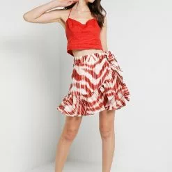 Banana Republic Sleeveless Cropped Linen Halter Top -Outlet Banana Republic Store banana republic 6010 6657416 4