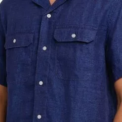 Banana Republic Linen-Cotton Resort Shirt -Outlet Banana Republic Store banana republic 6157 4727995 3