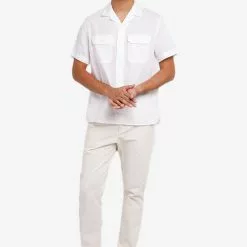 Banana Republic Linen-Cotton Resort Shirt -Outlet Banana Republic Store banana republic 6227 4553006 4