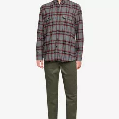 Banana Republic Untucked Standard-Fit Flannel Shirt -Outlet Banana Republic Store banana republic 6231 2187595 4