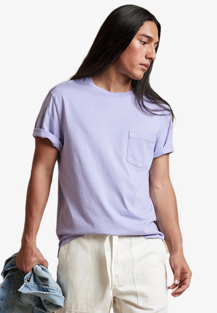 Banana Republic Authentic Garment Dye Pocket Crew T-Shirt 3 Banana Republic Authentic Garment Dye Pocket Crew T-Shirt