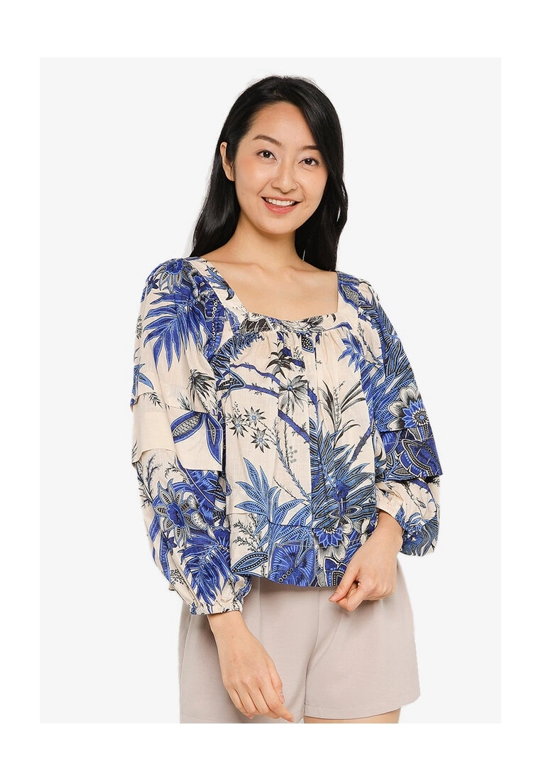 Banana Republic Square Neck Pintuck Blouse 3 Banana Republic Square Neck Pintuck Blouse