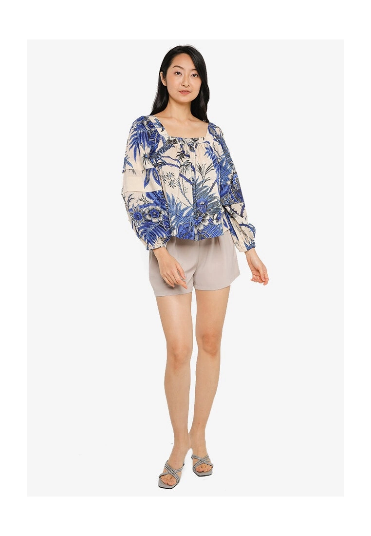 Banana Republic Square Neck Pintuck Blouse 6 Banana Republic Square Neck Pintuck Blouse - Image 4