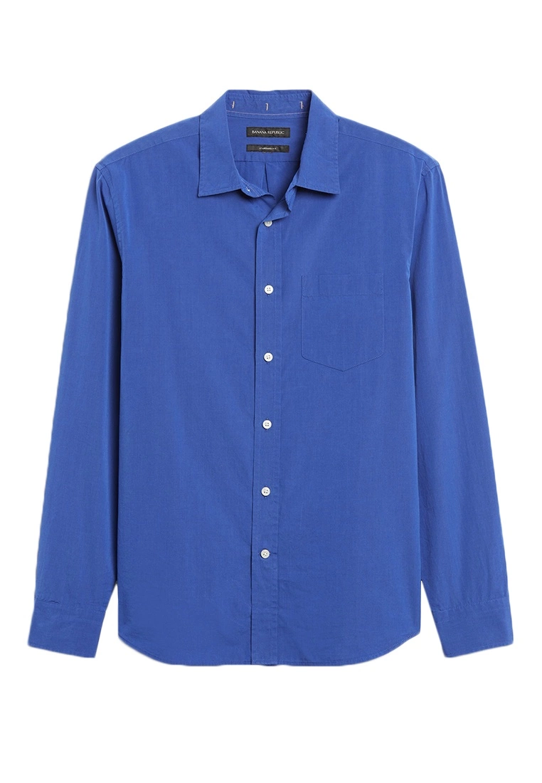 Banana Republic Untucked Standard-Fit Perfect Poplin Shirt 3 Banana Republic Untucked Standard-Fit Perfect Poplin Shirt