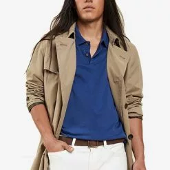 Banana Republic Solid Perf Lux Polo Shirt