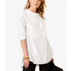 Banana Republic Tuxedo Poplin Tunic