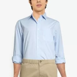 Banana Republic Untucked Standard-Fit Luxe Poplin Shirt