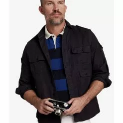 Banana Republic Rugby Stripe Pique Polo Shirt