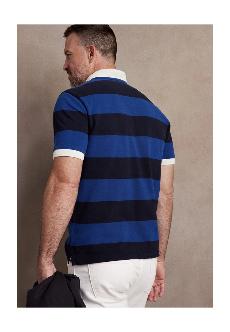 Banana Republic Rugby Stripe Pique Polo Shirt 4 Banana Republic Rugby Stripe Pique Polo Shirt - Image 2