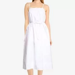 Banana Republic Gathered Ruffle A Line Maxi Poplin -Outlet Banana Republic Store banana republic 7534 4428385 4
