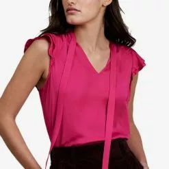 Banana Republic Tie Neck Top