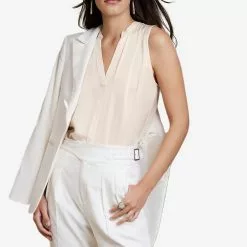 Banana Republic Sleeveless Satin Top