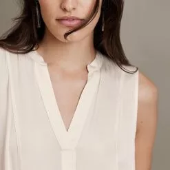 Banana Republic Sleeveless Satin Top -Outlet Banana Republic Store banana republic 7882 5049736 3