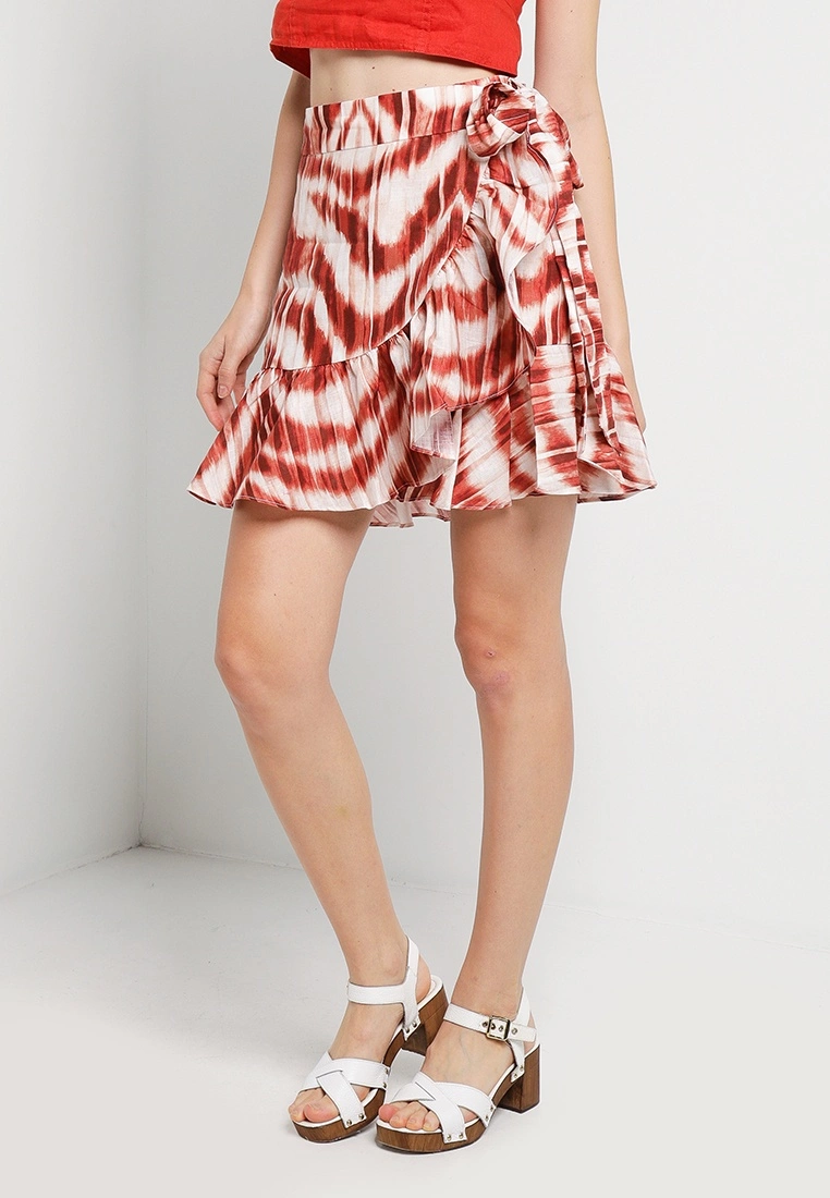 Banana Republic Belted Wrap Linen Mini Skirt 3 Banana Republic Belted Wrap Linen Mini Skirt