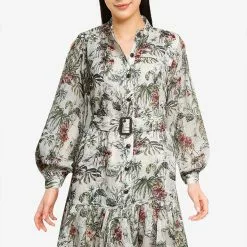 Banana Republic Ls Hot Store Mini Dress Ramie