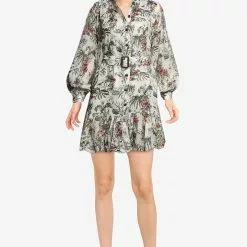 Banana Republic Ls Hot Store Mini Dress Ramie -Outlet Banana Republic Store banana republic 8060 2030206 4